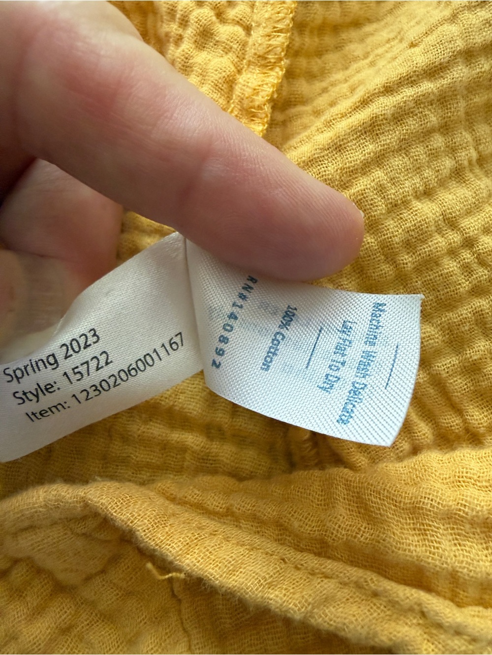 Marine Layer yellow Valencia wrap dress M - Picture 12 of 12
